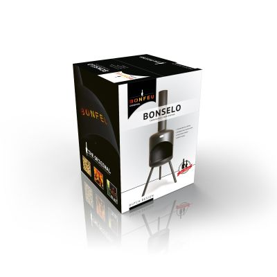 16. Kominek ogrodowy Bonfeu Bonselo czarny 3901