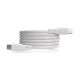 4. Kabel Puro Magnetic USB-C - USB-C 60W USB 3.2 (20 Gbps) 1m magnetyczny - biały