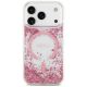 3. Etui Guess Resin Bottom Glitter MagSafe na iPhone 17 Pro - różowe