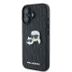 2. Etui Karl Lagerfeld Monogram Karl & Choupette Head Pin na iPhone 16 - czarne