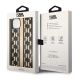 8. Etui Karl Lagerfeld Monogram Stripe na iPhone 14 Plus - brązowe