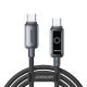 Kabel Joyroom S-A55 StarFlight 100W USB-C - USB-C 1,2m - czarny