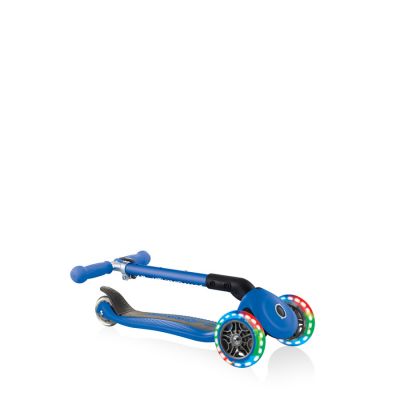 5. Hulajnoga 3-kołowa Globber Foldable Lights Navy Blue Jr 437-100