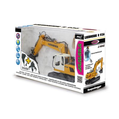 8. Jamara Excavadora Liebherr R936 zdalnie sterowany model Koparka Silnik elektryczny 1:20