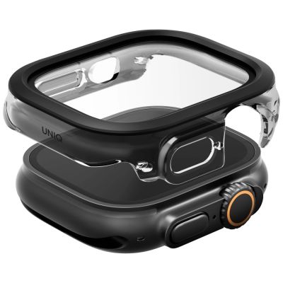 2. Etui ze szkłem hartowanym UNIQ Voute na Apple Watch Ultra 49 mm - czarne