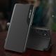 3. Eco Leather View Case etui do Samsung Galaxy S24 FE z klapką i podstawką - czarne