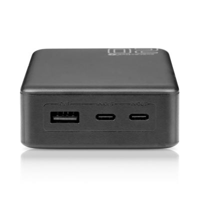 3. EVERACTIVE POWERBANK 20 000MAH, 1X USB, 2X USB-C, 20W, QC4+, WYŚWIETLACZ LCD, CZARNY EB-22QB
