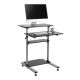 6. LogiLink BP0070 biurko komputerowe Czarny, Szary