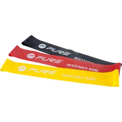 45. ZESTAW GUM DO ĆWICZEŃ FITNESS CROSSFIT MINI BAND 3SZT PURE 2 IMPROVE