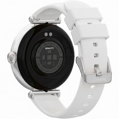 8. Smartwatch Gravity Srebrno Biały 2 Paski GT26-8