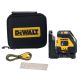 4. DEWALT Laser krzyżowy 10,8V DCLE14201RB czerwony USB-C