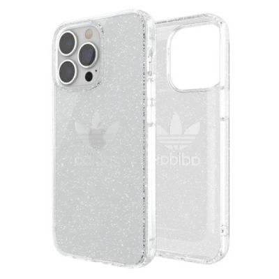 6. Etui Adidas OR Protective Clear Case Glitter na iPhone 13 Pro / iPhone 13 - przezroczysto-srebrne