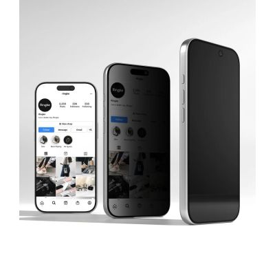 3. Szkło hartowane Ringke Easy Slide Privacy 2-Pack prywatyzujące na iPhone 18 Pro Max