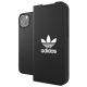 8. Etui Adidas OR Booklet Case BASIC na iPhone 13 - czarno-białe