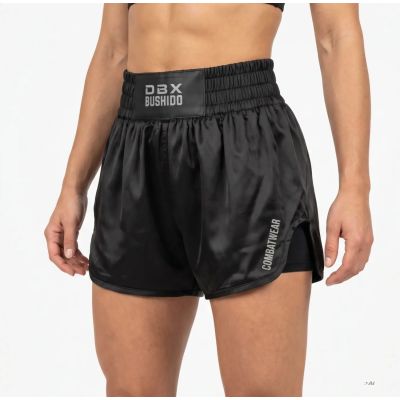 Spodenki tajskie damskie czarne COMBATWEAR | DBX Bushido
