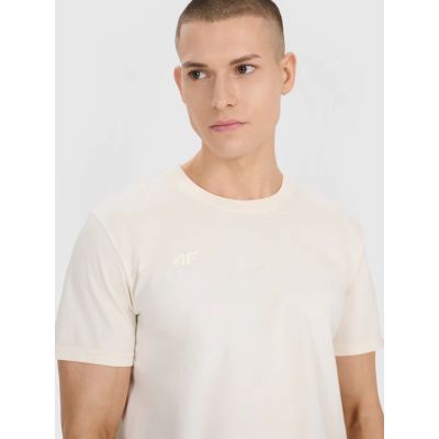 2. Męski t-shirt z nadrukiem 4F 4FRSS25TTSHM2687-11S