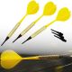 11. RZUTKI LOTKI PLASTIKOWE DART 3SZT BEZPIECZNE BEST SPORTING - ŻÓŁTE