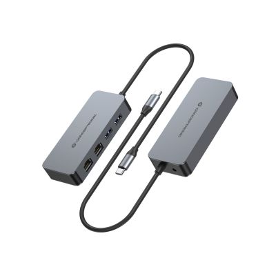 3. Conceptronic ABBY24G stacja dokująca Przewodowa USB 3.2 Gen 1 (3.1 Gen 1) Type-C Szary