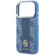 6. Etui Guess 4G with Stripe Round and Classic Logos MagSafe na iPhone 17 Pro / 18 Pro - niebieskie