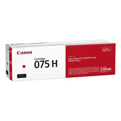 2. Canon 075 H kaseta z tonerem 1 szt. Oryginalny Purpurowy