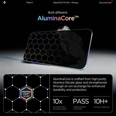 7. Szkło hartowane Spigen Glas.tR EZ Fit Pro HD 2-Pack prywatyzujące na Google Pixel 10 / 11
