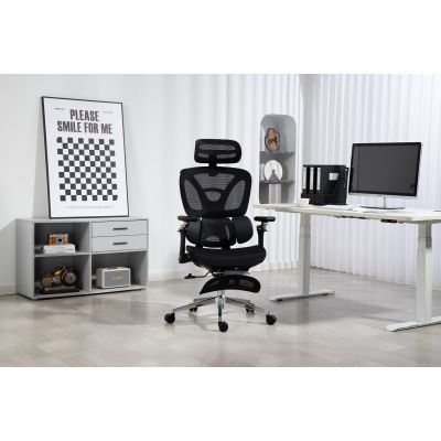 97. Activejet Fotel biurowy Ergonomiczny YK848 czarny