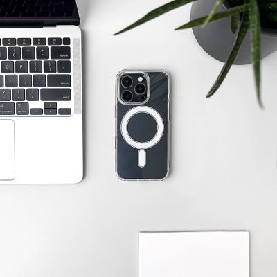7. Etui Ultra Clear na Samsung Galaxy A57 kompatybilne z MagSafe - przezroczyste