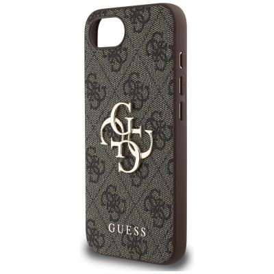 6. Etui Guess 4G Big Logo na iPhone 16e - brązowe
