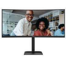 AOC CU34E4C monitor komputerowy 86,4 cm (34") 3440 x 1440 px Czarny