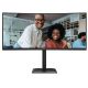 AOC CU34E4C monitor komputerowy 86,4 cm (34") 3440 x 1440 px Czarny