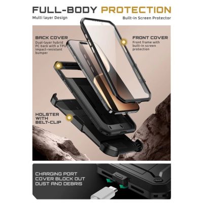 3. Etui Supcase UB Pro na iPhone 17 Air - czarne