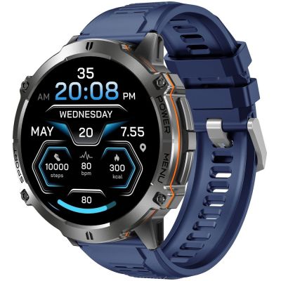 7. Smartwatch Gravity Czarny Pasek + Bransoleta GT42-2