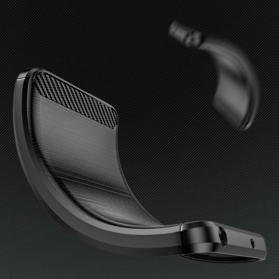5. Etui silikonowe Carbon Case do iPhone 16 Plus - czarne