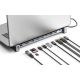 3. Manhattan 190398 stacja dokująca Przewodowa USB 3.2 Gen 1 (3.1 Gen 1) Type-C Szary