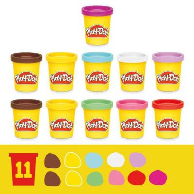 6. Play-Doh Super Slice Cake Play Kitchen Set Zestaw do zabawy z modeliny 624 g Wielobarwny