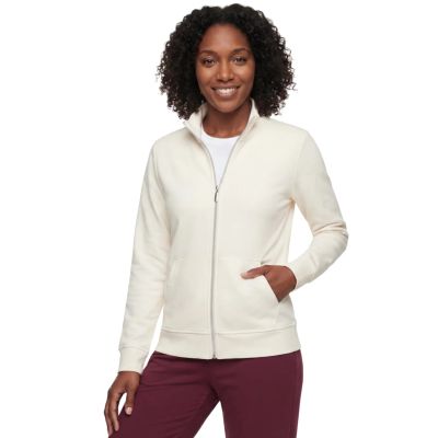 3. Skechers Go Luxe Rib Hoodie JA293-OFWT Białe L