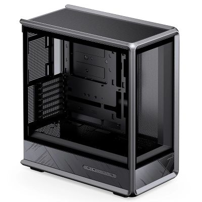 16. Jonsbo D401 PC-Gehäuse, Midi Tower, ATX, Tempered Glass - schwarz