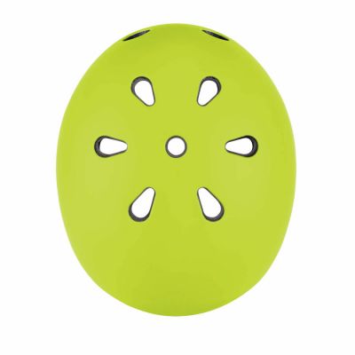 6. Kask Globber Lime Green Jr 506-106