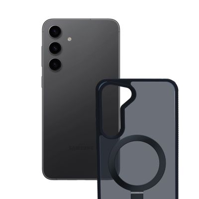 2. Etui 3mk Smoke Case Mag&Stand na Samsung Galaxy S24+ - czarne