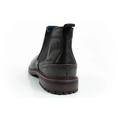 14. Wrangler Randy buty męskie sztyblety botki eleganckie modne wsuwane czarne