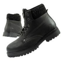 Wrangler Arch Fur buty męskie sztyblety trzewiki eleganckie ocieplane czarne