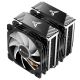 19. Chłodzenie procesora Jonsbo CR-2000GT z chłodnicą i wentylatorem 12 cm, kolor czarny, 1 szt.