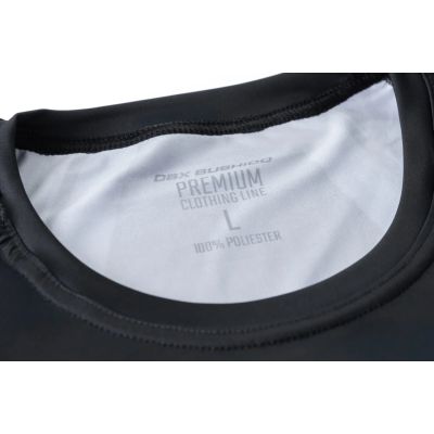 5. Rashguard szary długi rękaw logo DBX Bushido