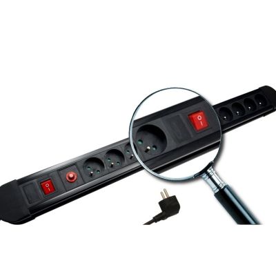 10. MACLEAN LISTWA ZASILAJĄCA 10 GNIAZD 3680W MCE10