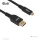 2. CLUB3D CAC-1563 adapter kablowy 2 m USB Type-C DisplayPort Czarny