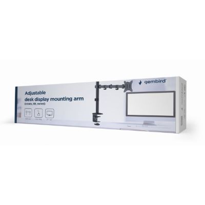 2. GEMBIRD BIURKOWE REGULOWANE RAMIĘ/UCHWYT NA MONITOR 17-32, VESA 100X100MM, DO 9KG