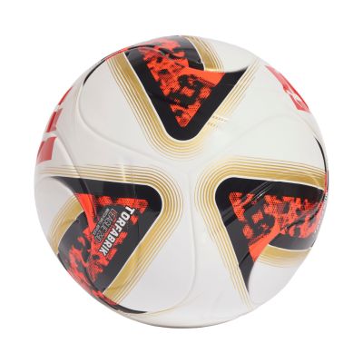 2. Piłka nożna adidas Bundesliga 26/27 Torfabrik League J290 biało-pomarańczowo-złota HY5059