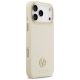 4. Etui Guess Grained Strass Logo MagSafe na iPhone 17 Pro Max - beżowe
