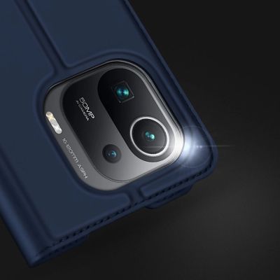 18. DUX DUCIS Skin Pro kabura etui pokrowiec z klapką Xiaomi Mi 11 Pro różowy