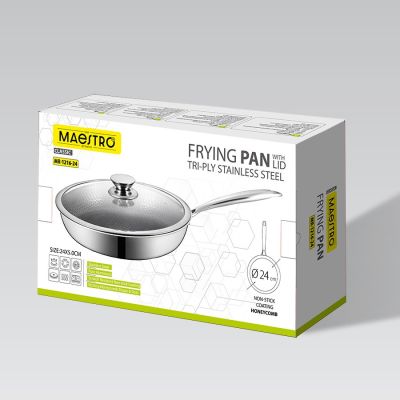 5. Patelnia z pokrywką 24cm MR-1216-24 MAESTRO